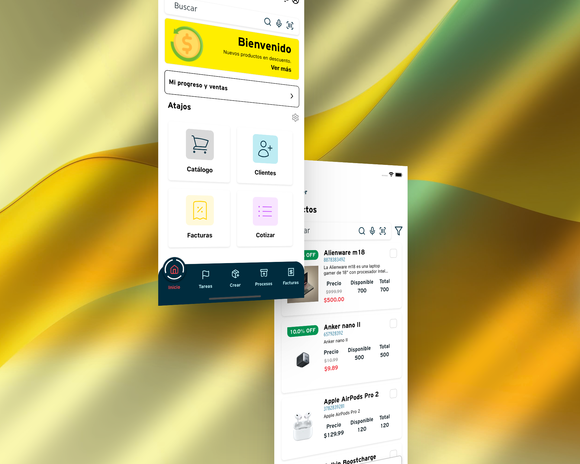 App móvil principal